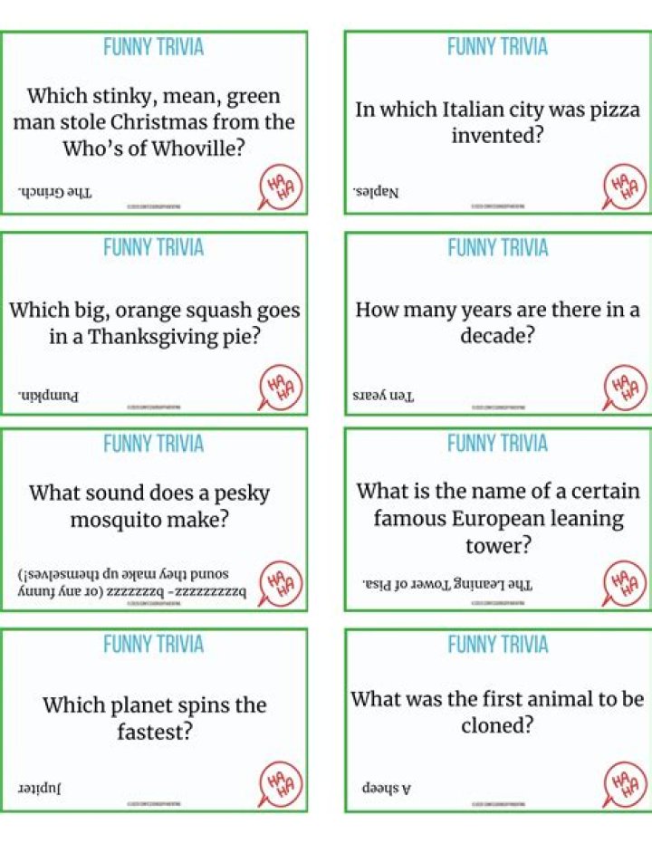 Funny Quiz Questions: A Guide to Laughter and Fun