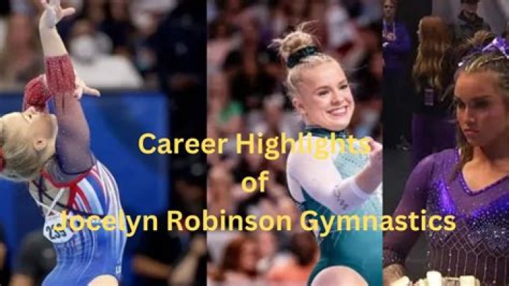 Jocelyn Robinson Gymnastics: A Rising Star in the World of Gymnastics