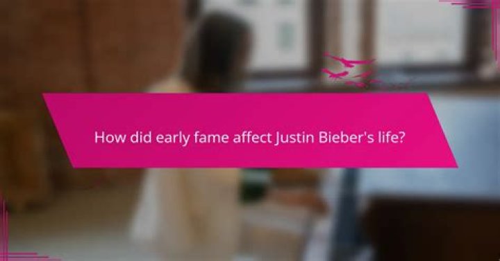 Justin Bieber's Life: A Journey Through Fame and Personal Growth