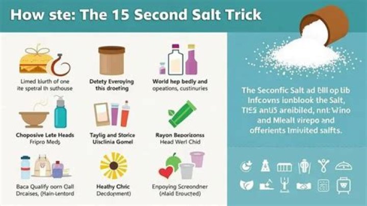 Ultimate 15-Second Salt Saviors: A Trick for Men