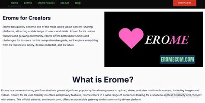 What is Erome? A Comprehensive Guide to the Popular Adult Content Platform